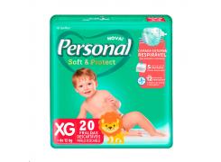 Fralda Personal Soft & Protect XG com 20 uni