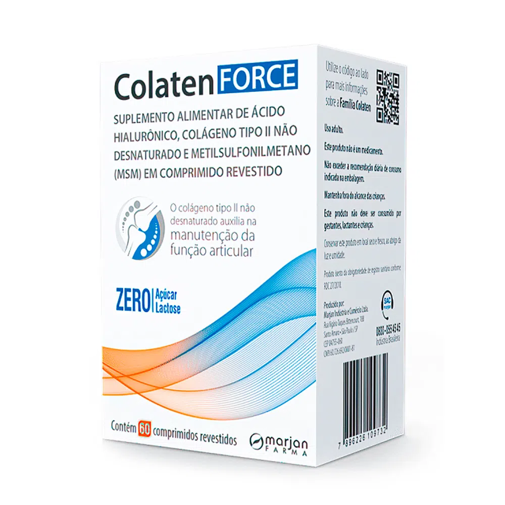 Colaten Force com 60 comprimidos