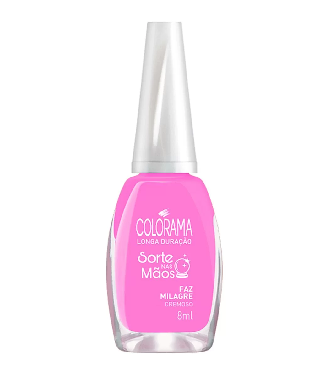 Esmalte Colorama Sorte nas Mãos cremoso 8ml