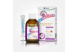 Grow Zinco Solução Oral Sabor Guaraná 100 ml 