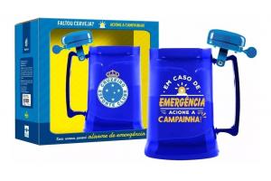 Caneca Gel Com Campanhia - Cruzeiro 450ml