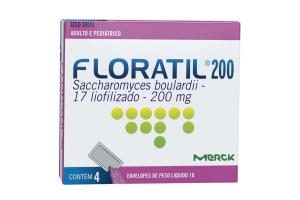 Floratil 200 mg Com 4 Envelopes de 1 g