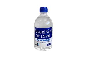 Álcool Gel 70º INPM UzuClean 440g 500ml