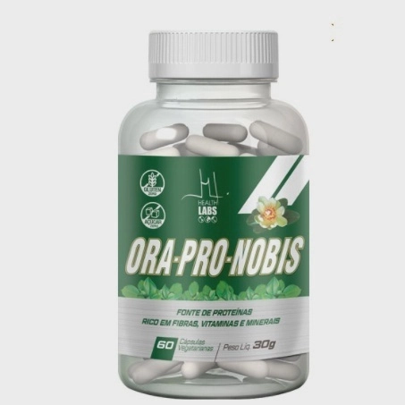 Ora-pro-nobis Health labs com 60 cápsulas vegetarianas