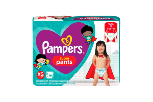 Fralda Pampers Super Pants Jumbo - tamanho XG - com 26 unidades