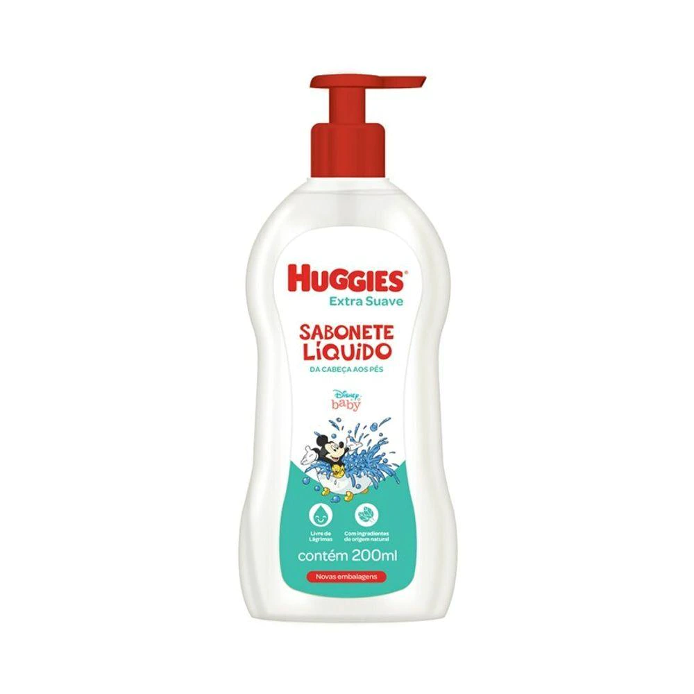 Sabonete líquido Huggies extra suave 200ml