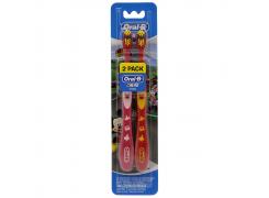 Escova Dental Oral-B Kids Mickey e Minnie Suave Macia Com 2 Unidades