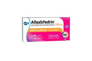 Allexofedrin 120mg Com 10 Comprimidos