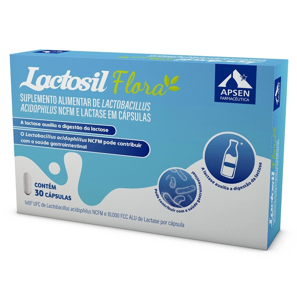 Lactosil Flora com 30 cápsulas