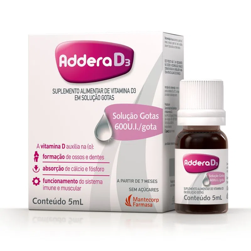 Addera D3 600UI gotas 5ml