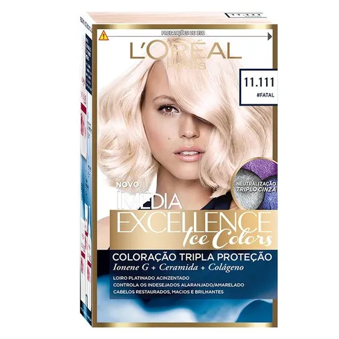 Tintura L'Oréal Paris Imédia Excellence Ice Colors 11.111 #Fatal