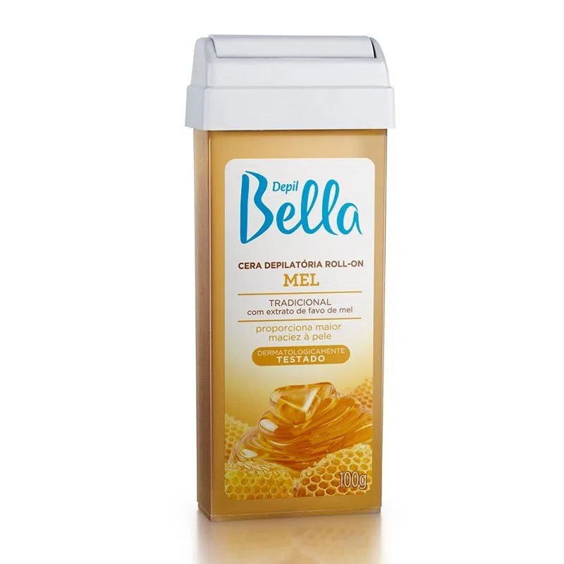 Cera Depilatória Roll-on Depil Bella Mel 100g