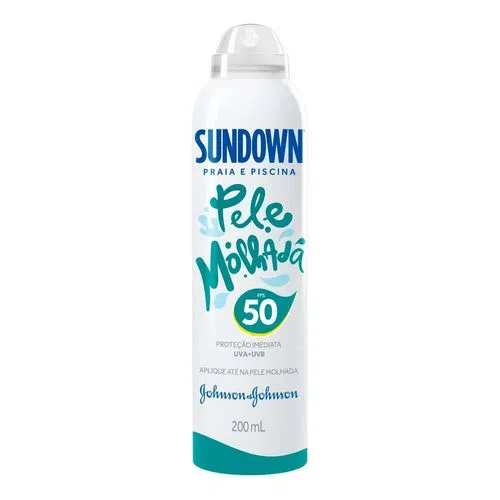 Protetor Solar Spray Sundown  Praia e Piscina FPS 50 200ml