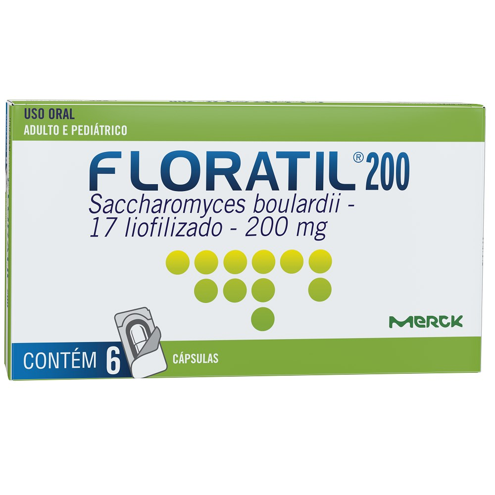 Floratil 200 mg Com 6 Cápsulas 