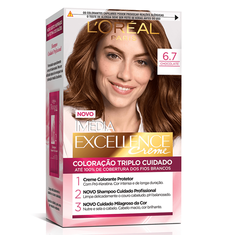 Tintura L'Oréal Paris Imédia Excellence Creme 6.7 Chocolate 