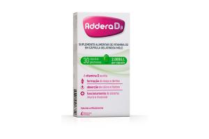 Addera D3 2.000UI Com 30 Cápsulas Gelatinosas