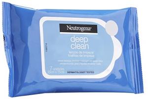 Lenços de Limpeza Neutrogena Deep Clean Com 7 Unidades