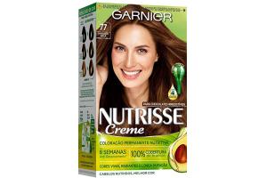 Tintura Garnier Nutrisse Creme 77 Chocolate Avelã