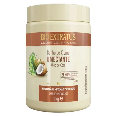 Bio Extratus Banho de Creme Umectante Óleo de Coco