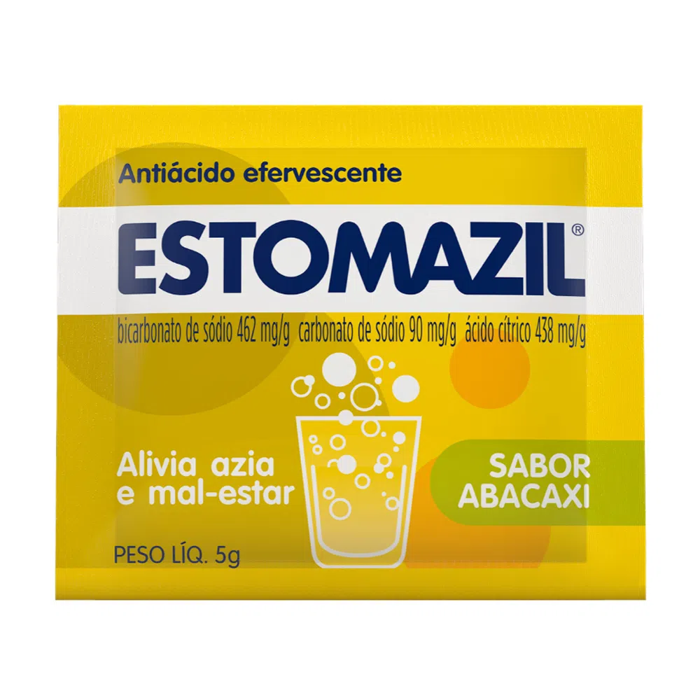 Estomazil Antiácido pó efervescente sabor abacaxi 5g