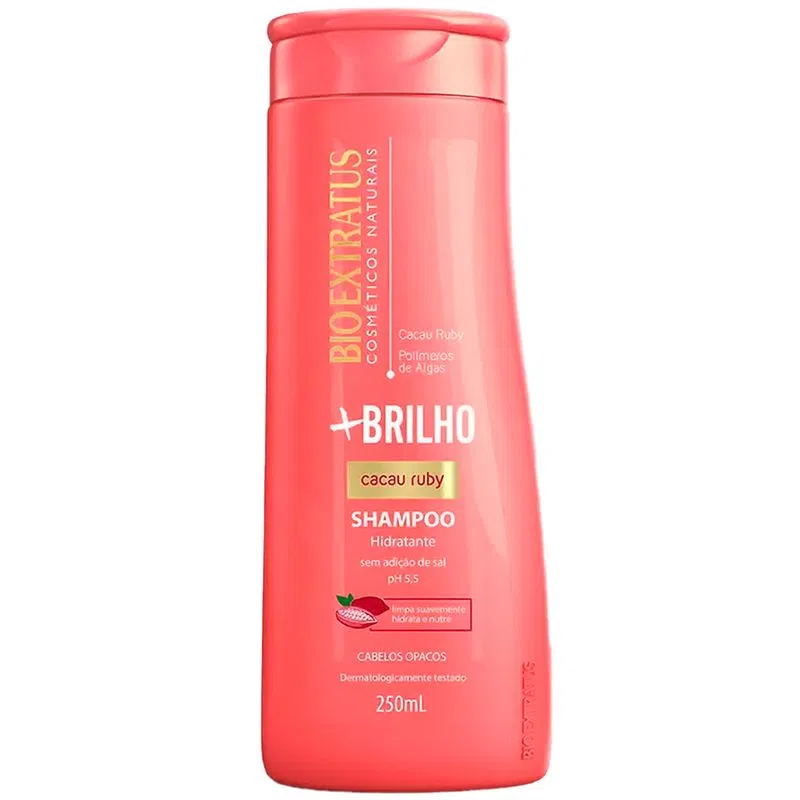 Shampoo Bio Extratus Cabelos Opacos Cacau Ruby 250ml