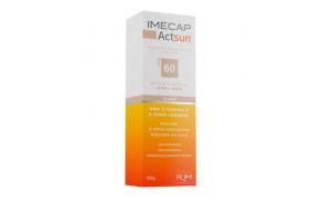 Imecap Actsun Protetor Solar com cor FPS 60 - Clara 50 g