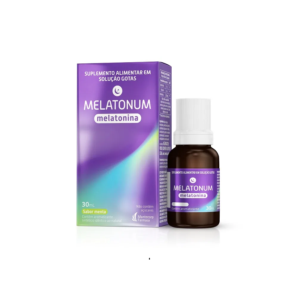 Melatonum Melatonina Suplemento Alimentar em Solução Gotas 30ml