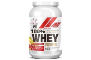 Whey Protein Health labs Sabor Morango e Banana 900g