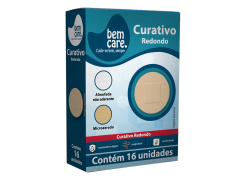 Curativo Redondo Bem Care com 16 Unidades