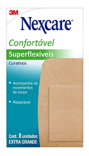 Curativos Nexcare Confortável Superflexíveis 8 uni