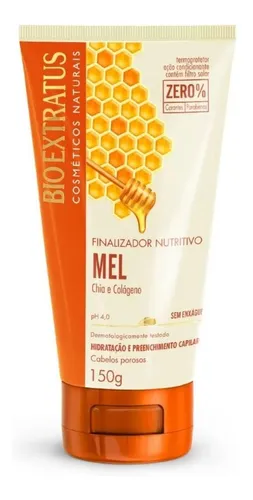 Finalizador Nutritivo Mel Termoprotetor Bio Extratus 150g