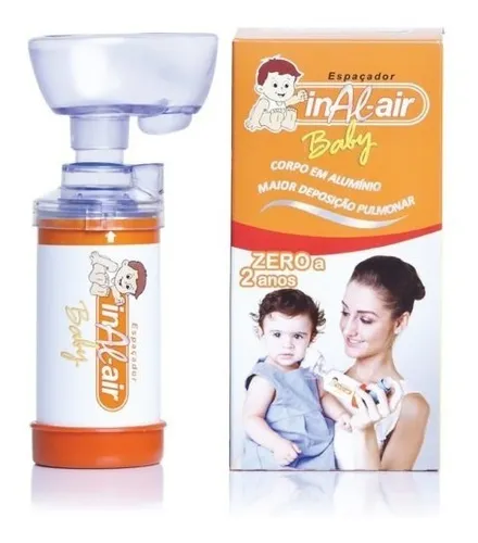 Espaçador Inal Air Baby zero a 2 anos com 1 unidade