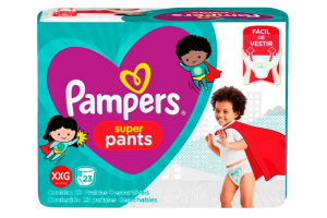 Fralda Pampers Super Pants Jumbo - tamanho XXG - com 23 unidades