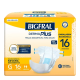 Fralda Bigfral Derma Plus Econ G 16Un