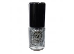 Esmalte Smalto Glitter Prata