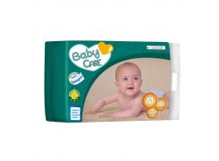 FRALDA BABY CARE M COM 70 UNIDADES