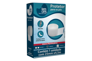 Protetor para os pés Bem Care com 1 unidade