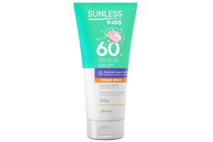 Protetor Solar Kids Sunless com Ação Dupla e Hidratante FPS60 200g
