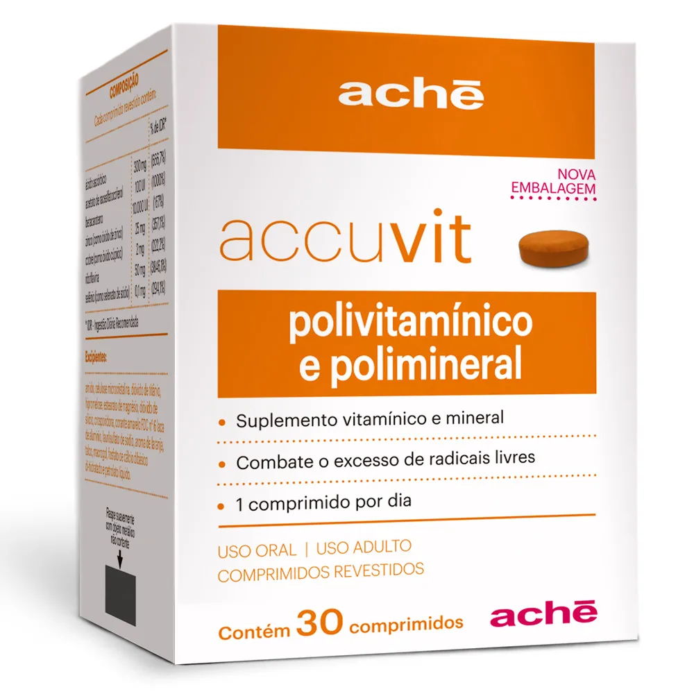 Accuvit Com 30 Comprimidos