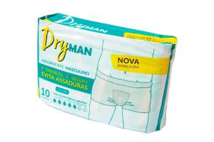 Absorvente DryMan Com 10 Unidades