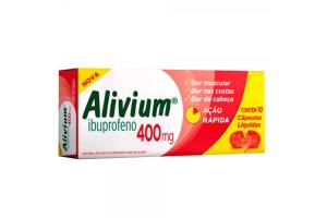 Alivium 400mg com 10 cápsulas gelatinosas