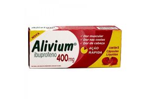 Alivium 400mg com 8 cápsulas gelatinosas