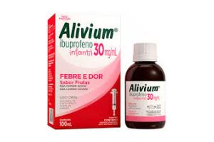 Alivium Infantil Sabor Frutas  Suspensão 100ml (Contém 1 Seringa)