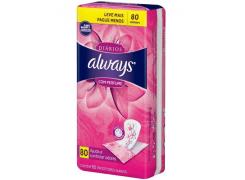 Protetor Diário Always Com Perfume Com 80 Unidades
