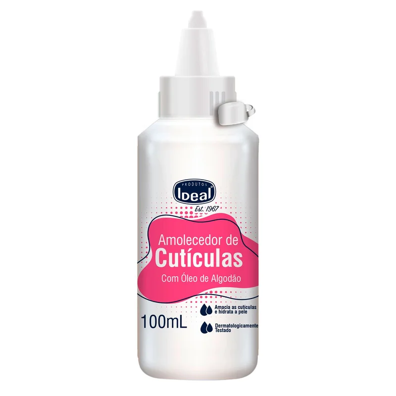 Amolecedor de Cutículas Ideal com 100ml