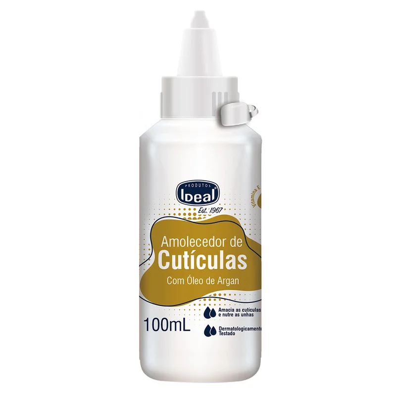 Amolecedor de Cutículas Ideal com 100ml