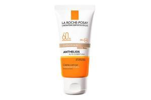 Protetor Solar Facial Anthelios Alta Cobertura Uniformização Média FPS 60 40ml