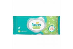 Lenços Umedecidos Pampers Aroma de Aloe Vera Com 48 Unidades