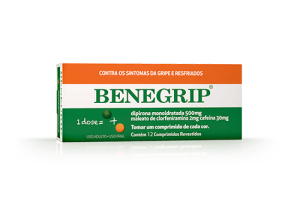 Benegrip Com 12 Comprimidos 