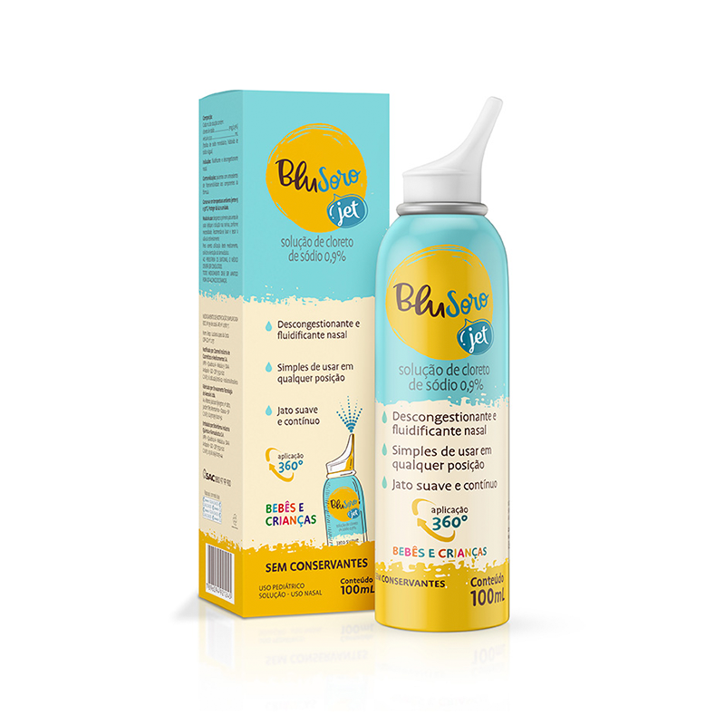 Blusoro Jet infantil 0,9% com 100ml